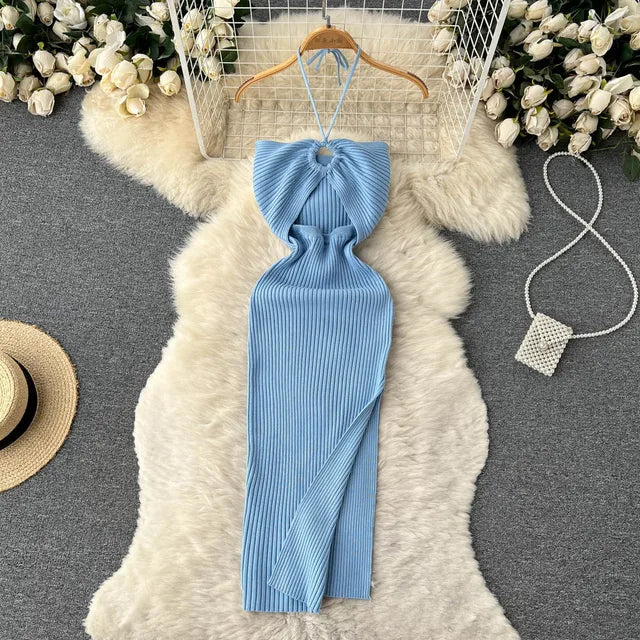 Chic Knitted Summer Dress