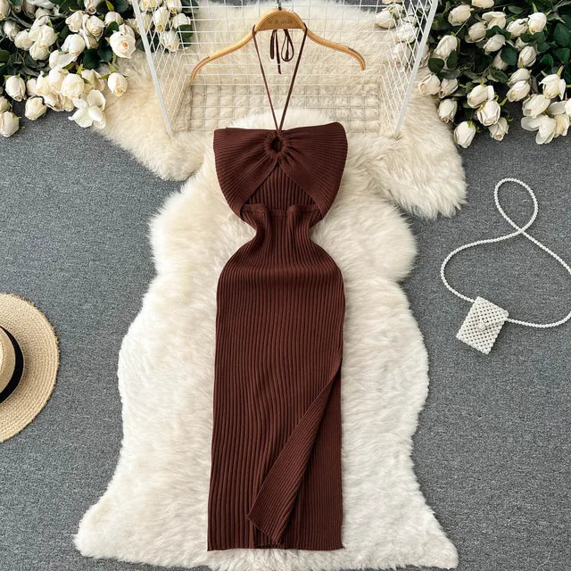 Chic Knitted Summer Dress